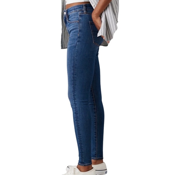 American Eagle, Hi-Rise Jegging, Size 0 Long, Indigo - Picture 2 of 11